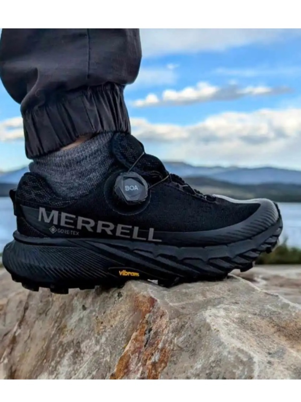 Merrell Agility Peak 5 BOA GORE- TEX Trail Shoes - Black Women’s Size 9.5